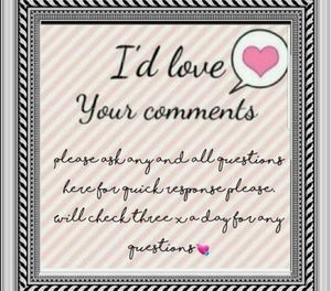 Have a comment or question? Leave it here.